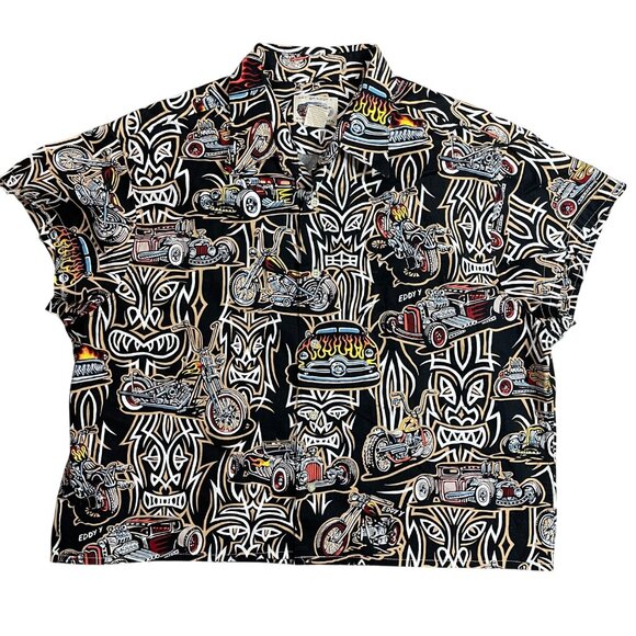 Art Of Eddy Y by Reyn Spooner Hawaiian Shirt THIS HAS BEEN REWORKED! Please Read - Picture 1 of 14